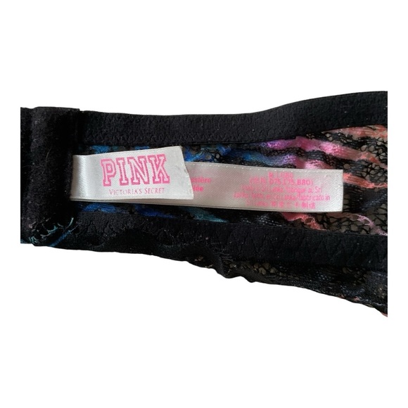 💜 Victoria’s Secret PINK Lace Halter Bralette – Size M - Picture 4 of 4